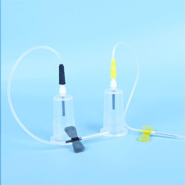 butterfly needle with holder
