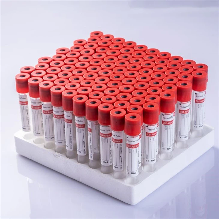 Fabricant de tubs de recollida de sang al buit de l'activador de coàguls PET de 5 ml