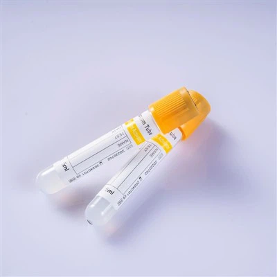 Tub de recollida de sang al buit amb additiu per aspirador de coàguls de gel