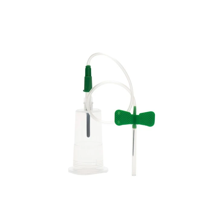 Single Use PP Disposable Safety Transparent Butterfly Vacuum Blood Collection Tubes Needle Holder